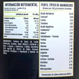 Proteina Hydrotein 100 Whey Protein Hydrolizada Sabor Nuez                                                                                            