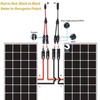 5 Pairs Solar Plugs + 4 mm² Solar Cable Y