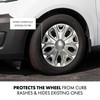 Mayde 16-Inch Hubcaps Fits 2015-2023 Ford Transit, Replacement Wheel Covers