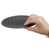 SUMTree Round Cast Iron Cooking Grate, Round Hole Grate, Black,