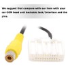 EWAY Backup Camera to Factory Radio RCA Adapter for Select