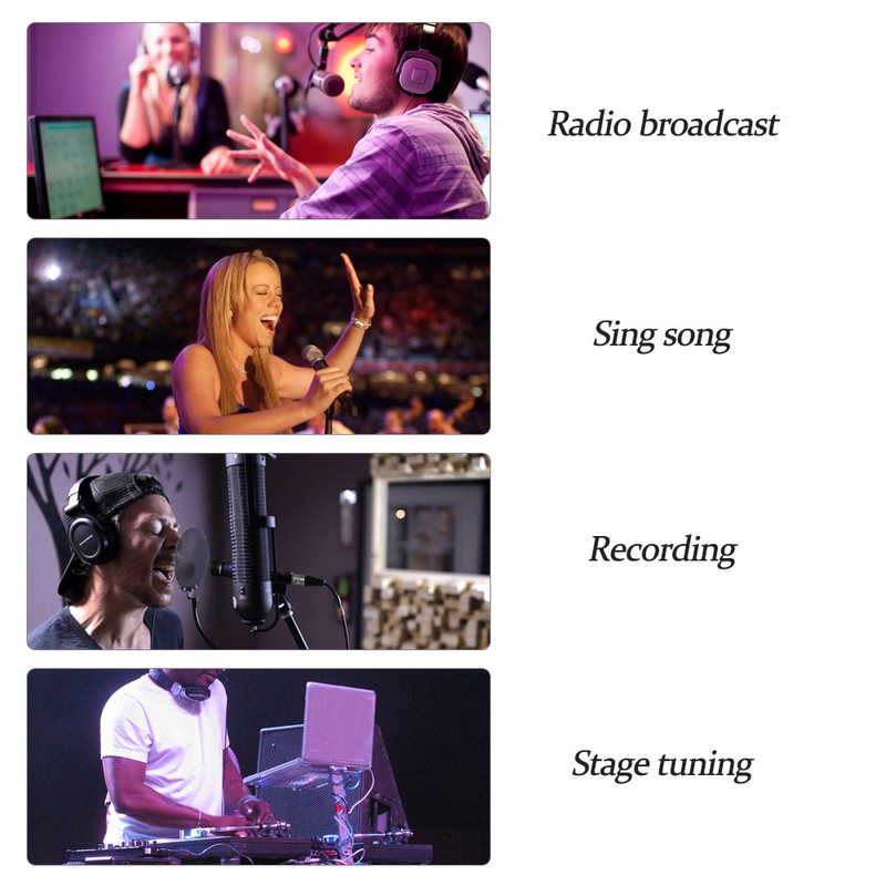 Portable 4-Channel BT Sound Mixing Console Digital Audio Mixer Built-in