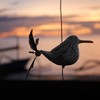 ART-CRAFT Seagull Wind Chime with Feather Propeller with 3 Decorative