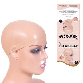 Ultra-Thin HD Wig Caps – 4 Pack Invisible, Breathable, and Stretchy Stocking Caps for Lace Front Wigs, Perfect Bald Cap for Women