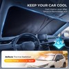 [2026 Upgraded] DooGooCoo Windshield Sun Shade for Honda Pilot 2016-2025