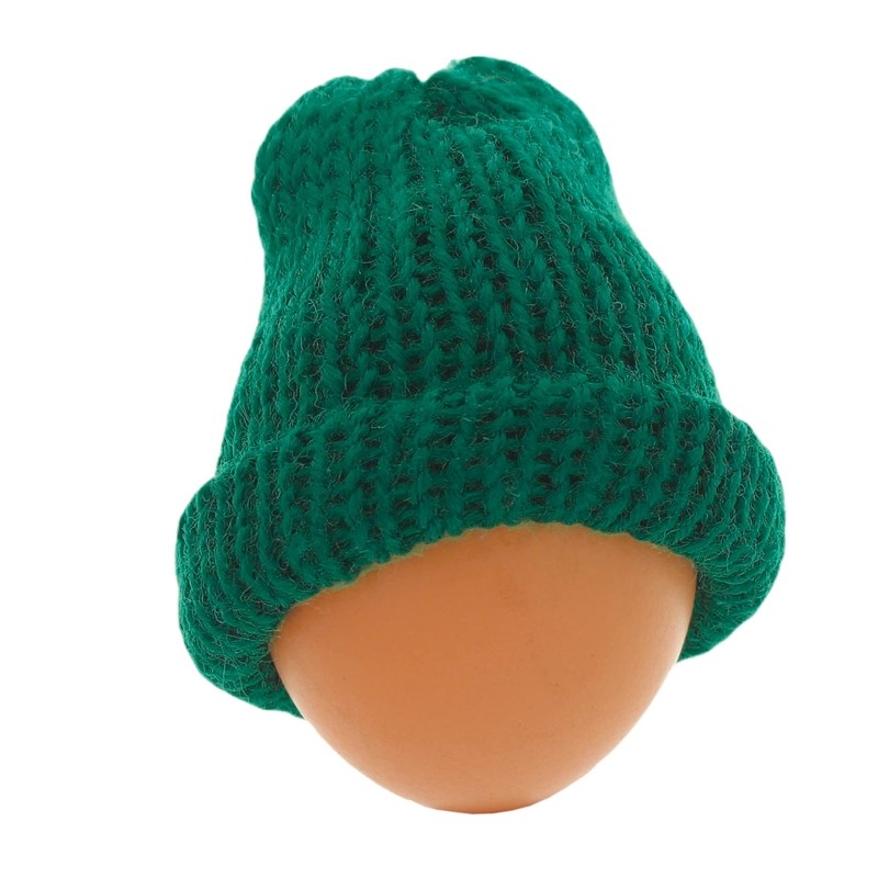 MIJOMA Set of 6 Knitted Egg Cosy Hats, Knitted Egg