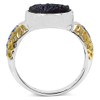 Bonyak Jewelry Genuine Round Tanzanite and Tanzanite Ring in Sterling