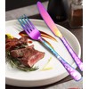 XIAOYU 40 Piece Halloween Skeleton Silverware Set, Tableware Cutlery Set