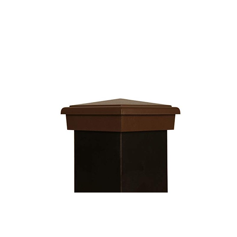 Atlanta Post Caps 4x4 Post Cap (3.5") Brown Pyramid Slim