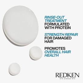 REDKEN Rinse-off Hair Treatment, Reconstructs & Reconditions Damaged Hair, Extreme CAT, 250 ml