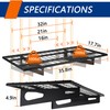 Soywey 2-Pack 1.5x3FT Garage Shelving 17.7-inch-by-35.8-inch Wall Shelf Garage Storage