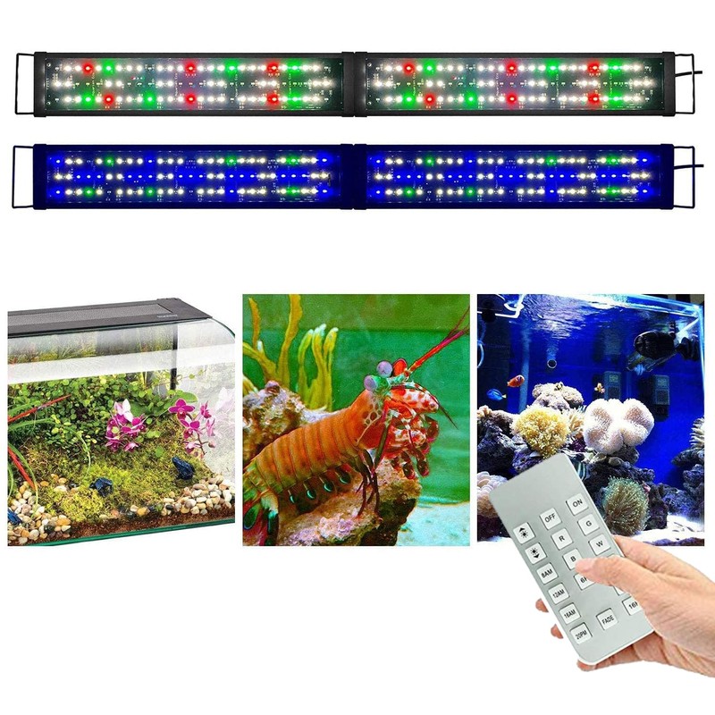 KZKR Upgraded Aquarium Light 11 to 78 inch Full Spectrum