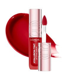 L'Oréal Paris Hyaluron Tint, Tinta en Sérum para Labios y Mejillas, Hidratación instantánea, Color Duradero y Sensación ligera, Multiusos, Tono 420 Le
