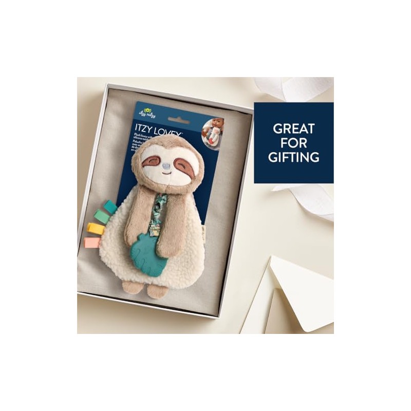 Itzy Ritzy - Itzy Lovey Including Teether, Textured Ribbons &