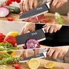 5 PCS kitchen Chef Knife Set, include 7 inch cleaver,