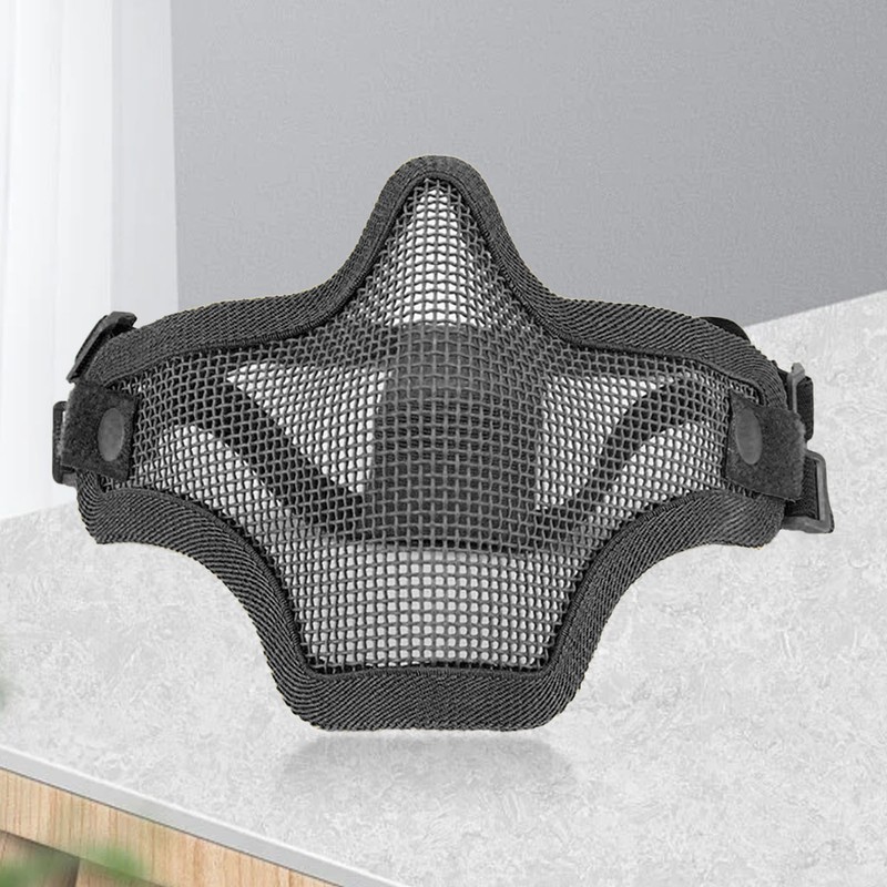Half Face Guard Protective Steel Mesh Cool Design 54 to