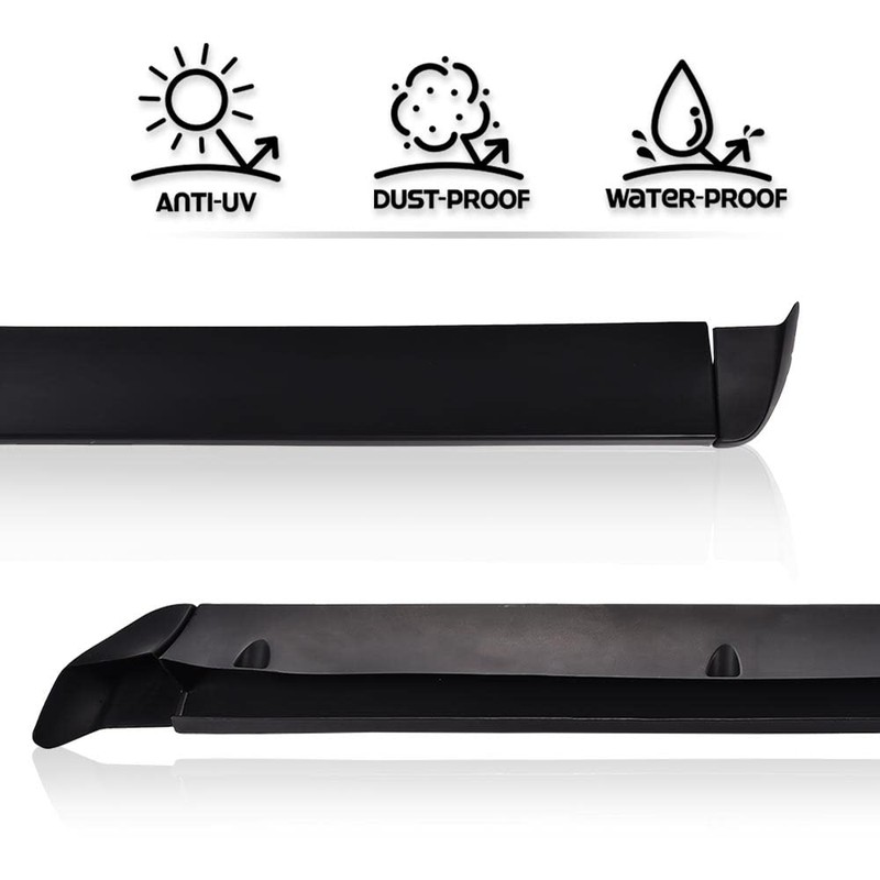 G-PLUS Tailgate Spoiler Molding Cap Compatible with Chevy Silverado 1500