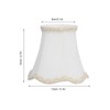 3Pcs Fabric Lamp Shade E14 Clip On Wall Lamp Candle
