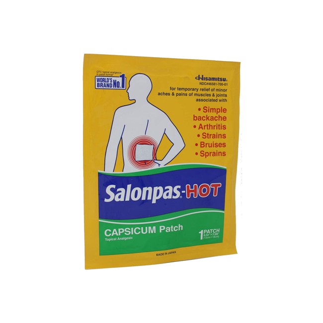 Salonpas-Hot Capsicum Patch 1 Each (Pack of 9)