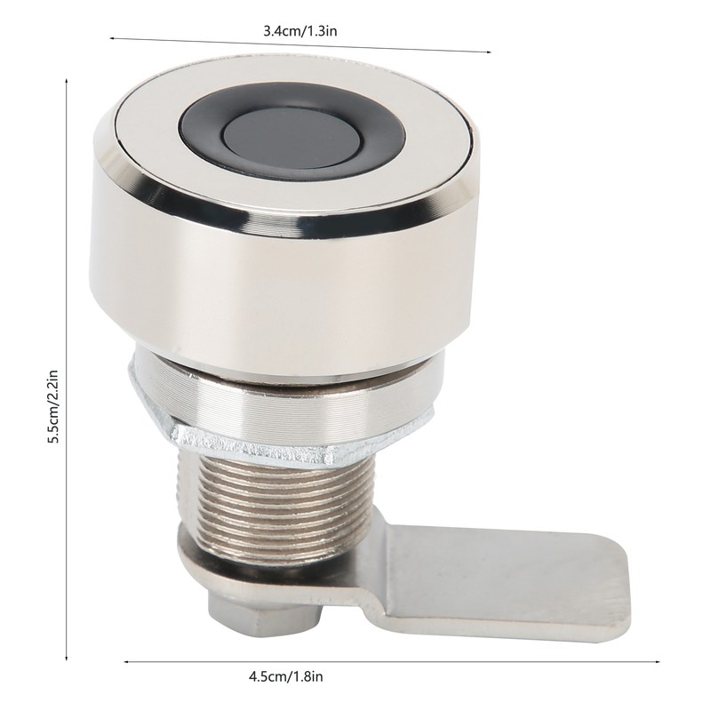 Automatic Smart Fingerprint Drawer Lock for Furniture Cabinet 3.7V Rechargeable