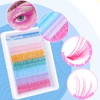 Colored Lash Extension Individuals 280 Pcs Colored Eyelashes Clusters 7