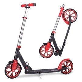 LEADER RIDER Scooter with 7.8IN Big Wheels for Ages6+,Kids, Teens and Adults，Foldable and Light Weight with 200 LBS Max Load, 4 Adjustable Levels and ABEC7 Bearings.