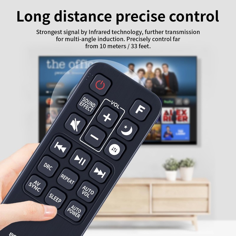 AKB74935601 Replacement Remote Control for LG Soundbar Compatible with SH7