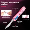 Retractable Utility Knife Scalpel Knife Retractable Box Cutter With 10pcs