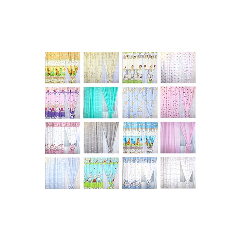 Primawela D19 Baby Nursery Curtains Baby Curtains Safari Owl Bear