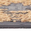 HOMESCAPES Bee Door Mat Rubber and Coir Anti-Slip Doormat for