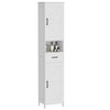 Homhedy 67" H Tall Bathroom Storage Cabinet with 2 Barn