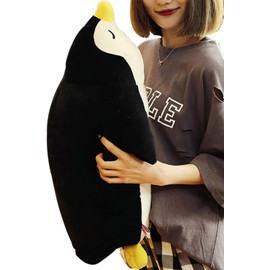 TONGSONG Cute Emperor Penguin Stuffed Animals Penguin Plush Doll Toys for Kids Plushies Penguin Stuffed Hugging Penguin Pillow Throw Gift for Kids or Lovers (50cm, Black)