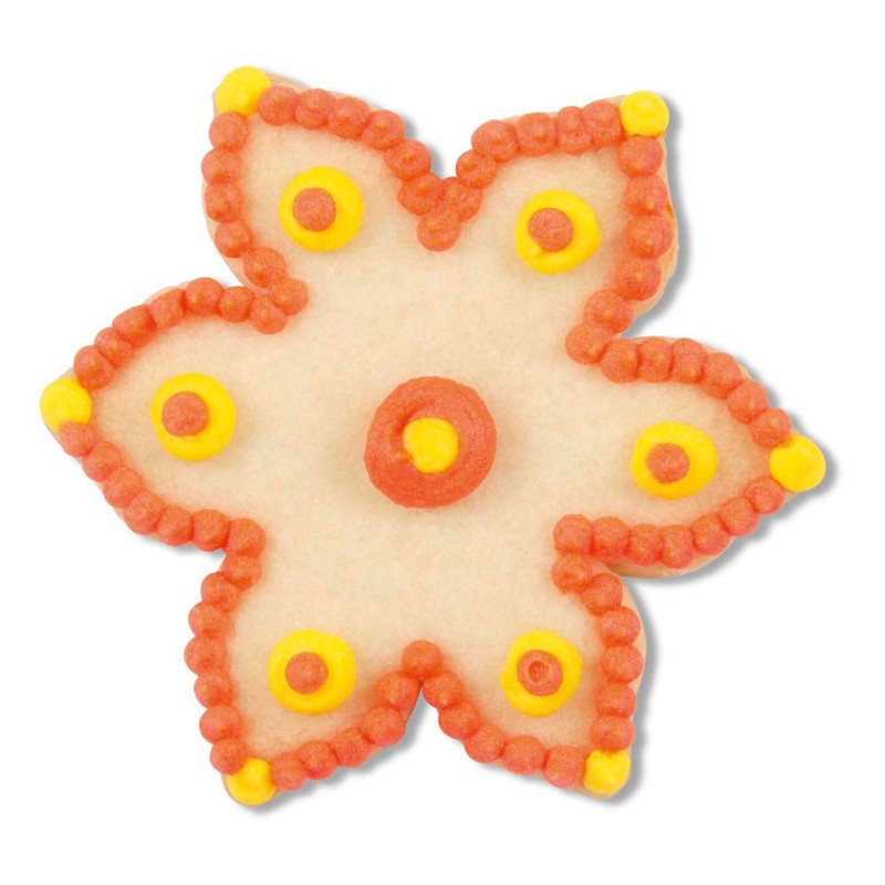 Staedter Daffodil Cookie Cutter, Silver, 4.5 cm
