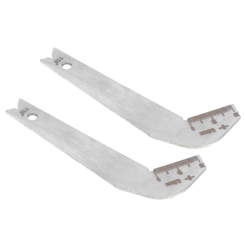 2 Pieces Drill Gauge, 118 Degree Angle Drill Sharpening Tools,