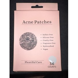 Plentiful Care Acne Patches| Hydrocolloid| Vegan| 36 Count| Sulfate-Free and Fragrance-Free