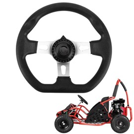 270mm Racing Steering Wheel, Steering Wheel, Racing Bike Replacement Wheel for GO Kart Racing Cart Accessory