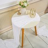 12 Pack White Cheesecloth Table Runner,10FT Gauze Boho Long Easter