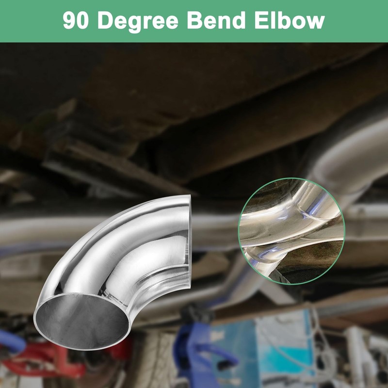 M METERXITY 2-Pack OD 2 Inch 90 Degree Mandrel Bend