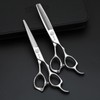 Silksnip 6" Hair Cutting Scissors & Texturizing Teeth Shears,Professional Barber