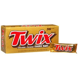 Twix Chocolate Caramel Cookie Bars - 36, 1.70oz bars