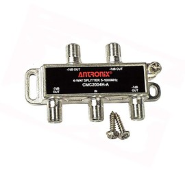 Splitter, Broadband RF 4 output MoCA capable 5-1002MHZ by Antronix