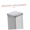 SEWACC 6pcs Decorative Fence Post Caps Elegant Design for Square