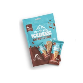 Culinary Treats Tip of the Iceberg Mini Waffle Cones, Hazelnut Cream, 3.52 Oz (Pack of 12)