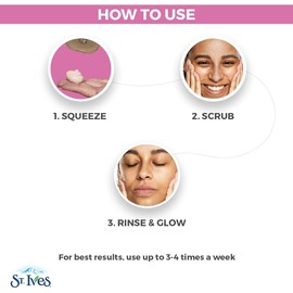 ST. Ives Blemish Control Apricot Scrub, 150 ml, Pack of 4 - Deep Cleansing, Exfoliating Formula with 100% Natural Exfoliants for Clearer, Radiant Skin and Effective Blemish Control