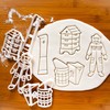 Set of 4 Beekeeping Tools Cookie Cutters (Shapes: Beehive, Beehive