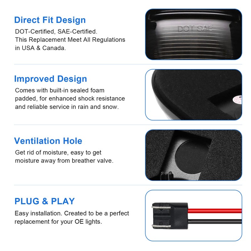 SHINEFIT LED Cab Clearance Lights Replacement for Ram 1500 2500