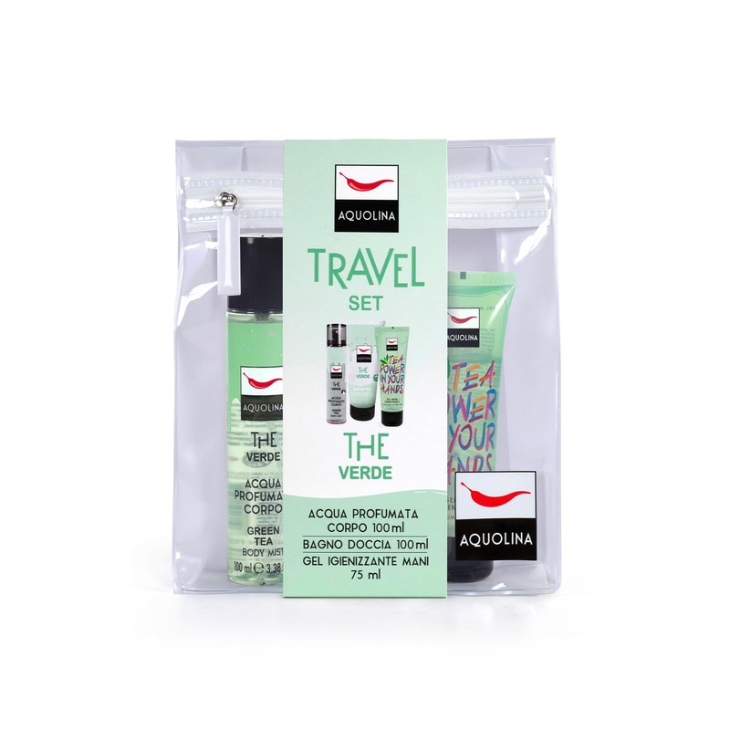 Aquolina Travel Set Grüner Tee Enthält: 1 Stk. Duschgel 100ml,