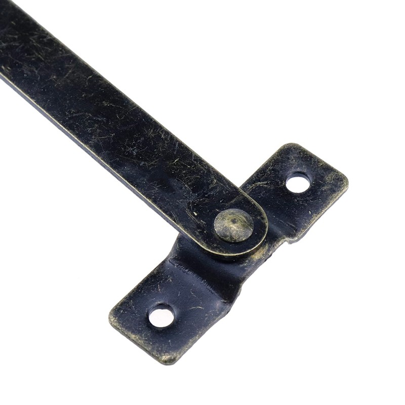 MY MIRONEY 2 Pieces Antique Bronze Lid Support Hinges Iron