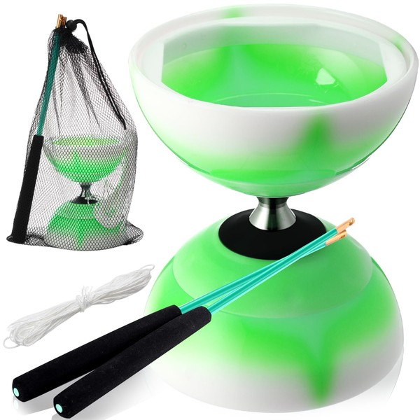 Simgoing Chinese Yoyo Diabolo Set Includes Colorful LED Diabolo Toy