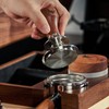 54mm Espresso Tamper for Breville Machine Rosewood KNODOS Auto Leveling,